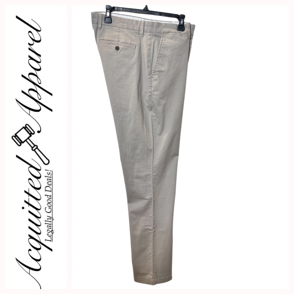 GOODTHREADS Men's Khaki Tan Casual Business Dress Pants